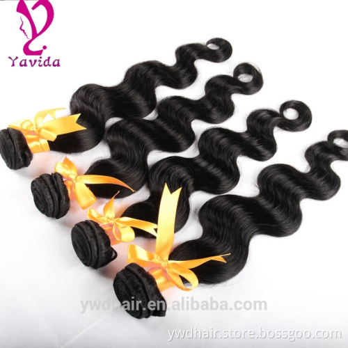 Malaysian virgin hair 3 bundle deals malaysian body wave 7a unprocessed virgin hair double drawn hair extensions